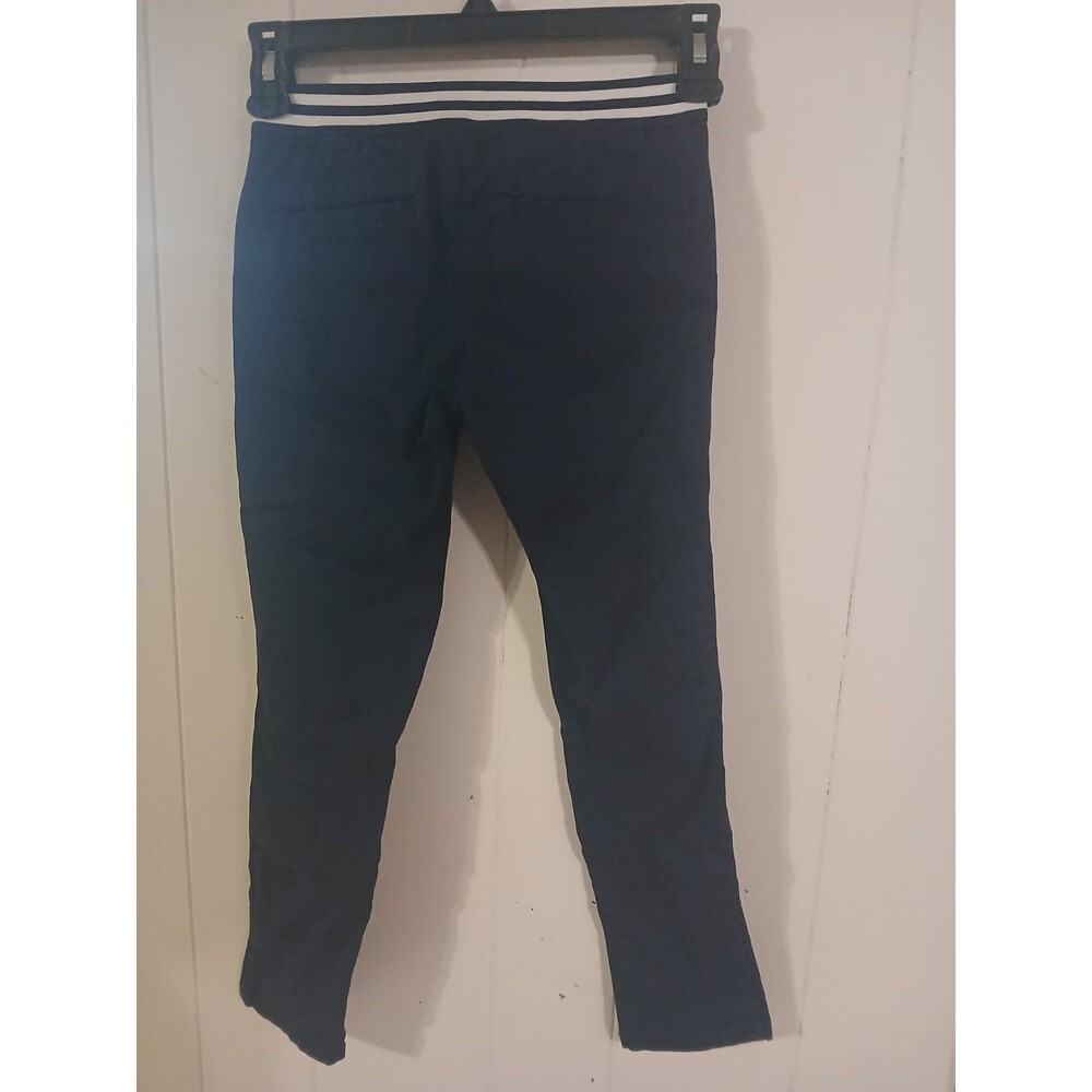 French Toast Girls Skinny Fit  Pants Elastic Pockets, Uniform Navy  Size 7 - Picture 3 of 4